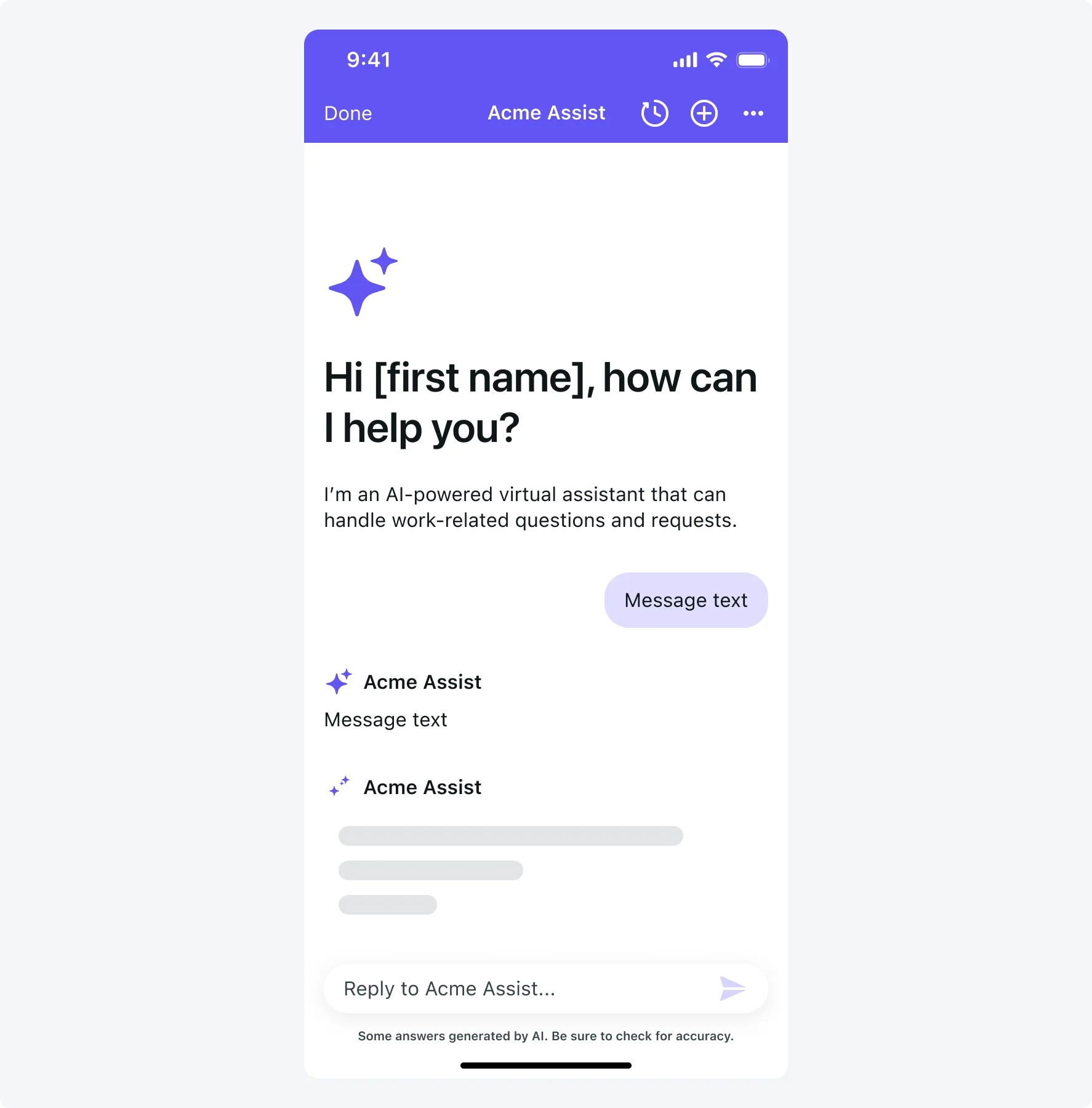 Agent name and branding