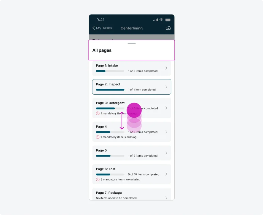 Navigation menu - Browsing Navigation menu Content