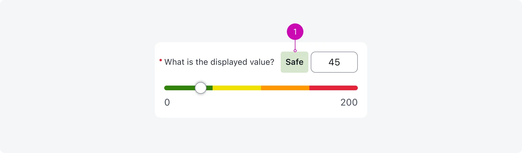 Slider input - variants - color ranges