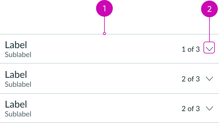 Anatomy image of an accordion container