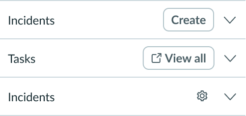 icons without header labels cause confusion