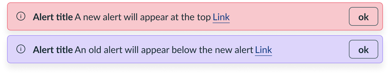 Usage Alert List Order