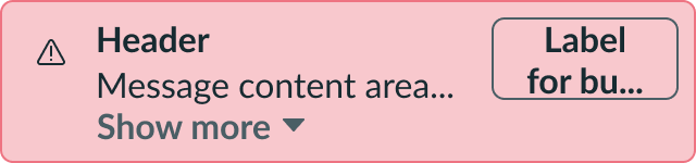 Responsive Message Overflow