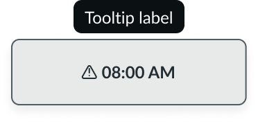 selected state for an appointment in day view