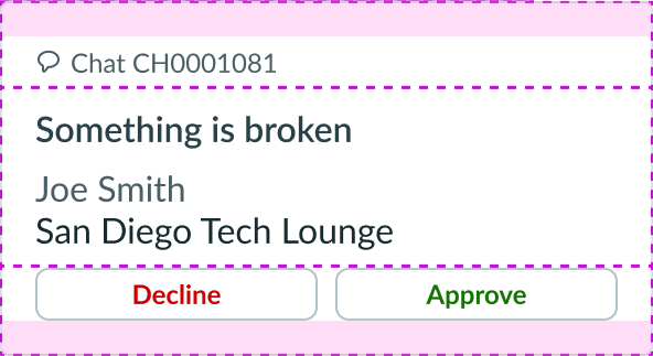 large padding size on top and bottom of the content slot in a card