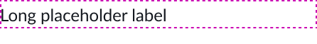 Carousel text with a set width that is larger than the content, causing the component to expand.