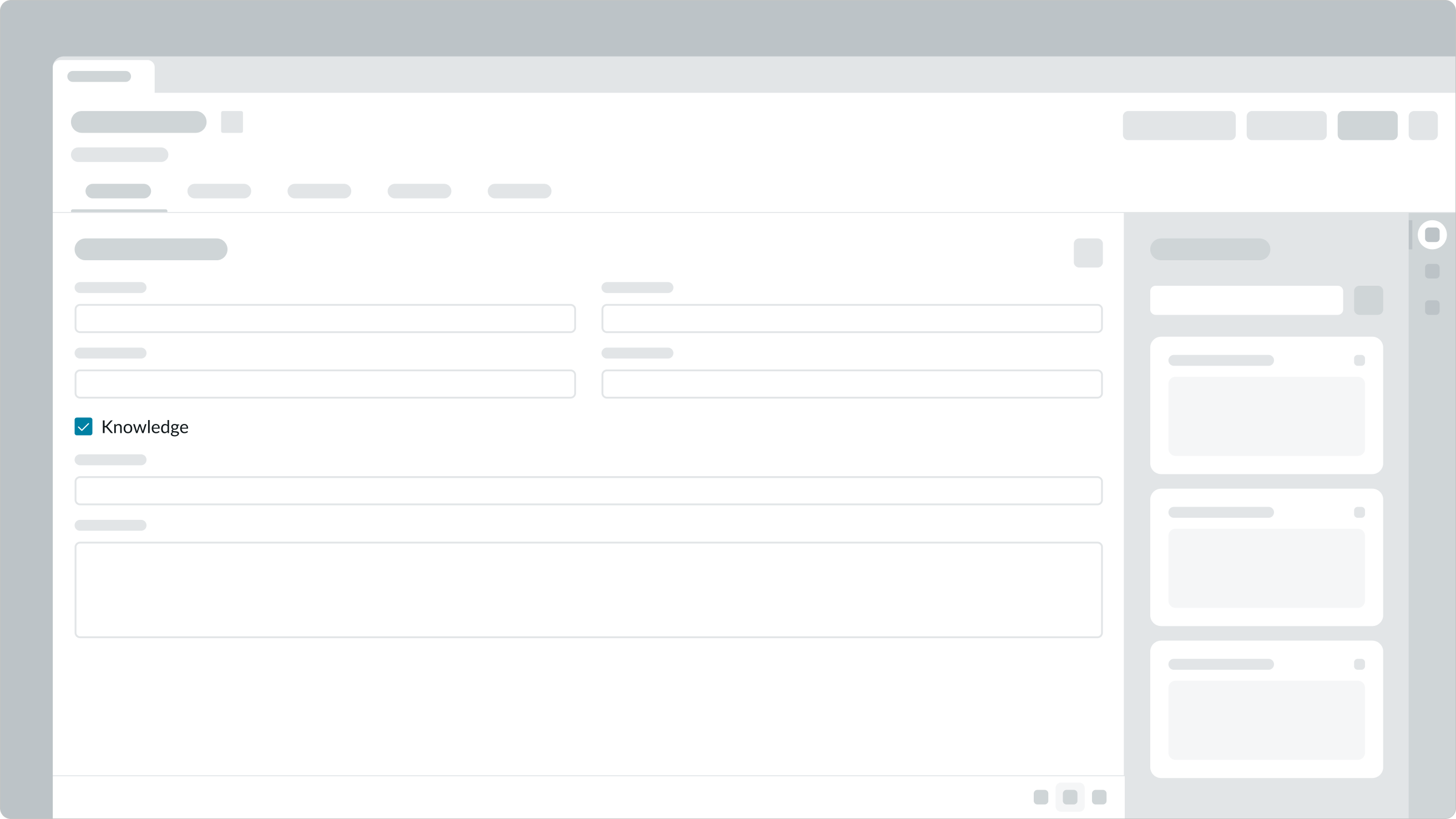 example of a checkbox in an in-page form