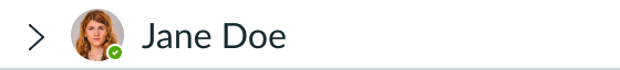 an avatar that supplements the node text label