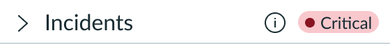highlighted value in a node to the right of an info icon