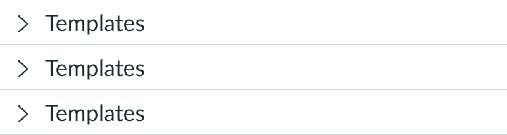 a content tree with and without divider lines to visually separate nodes