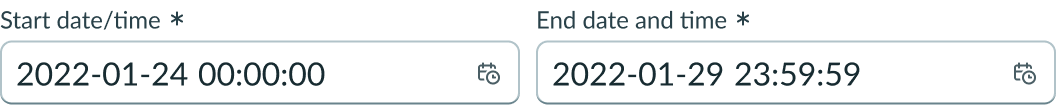asterisk used as the required field indicator