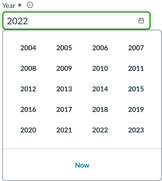 asterisk used as the required field indicator