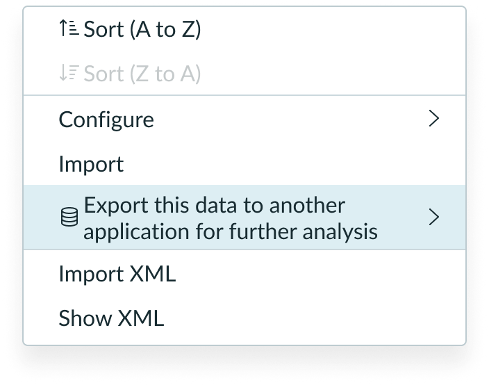 Flyout menu with a list-item label that exceeds the first line and wraps to the next