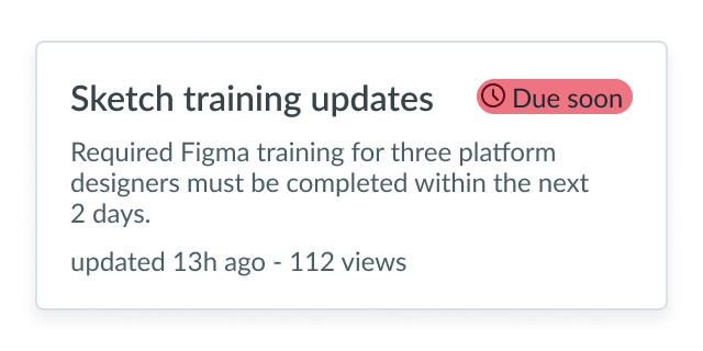 category color that reflects task importance