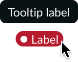 Highlighted value showing a tooltip on hover.