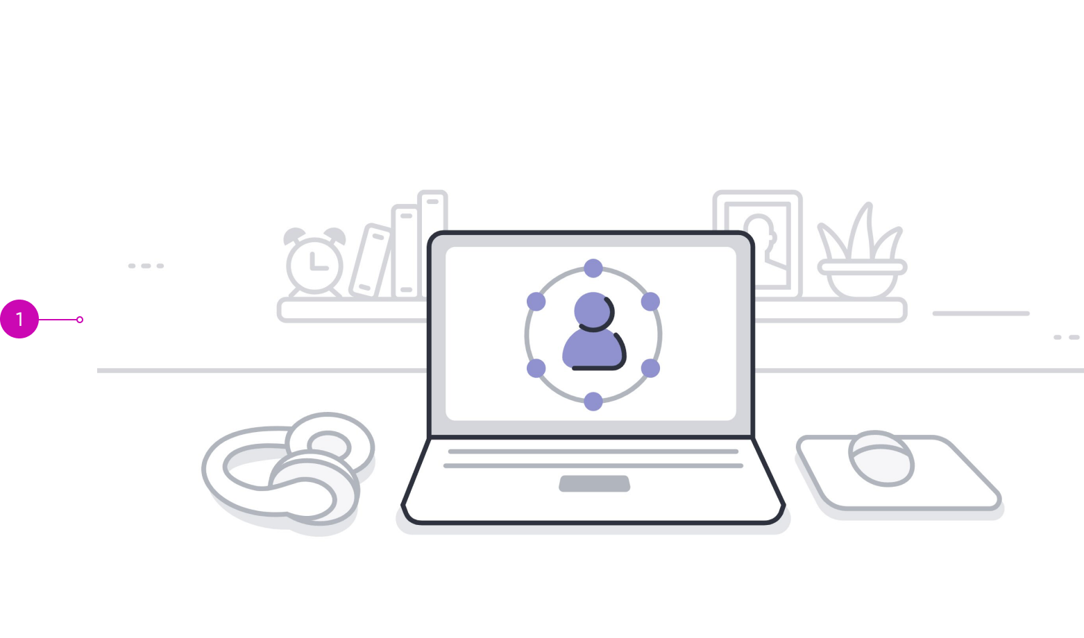 page with themed, inline SVG image