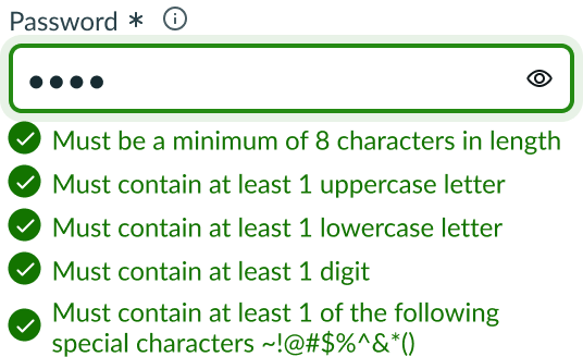 password meets all security criteria