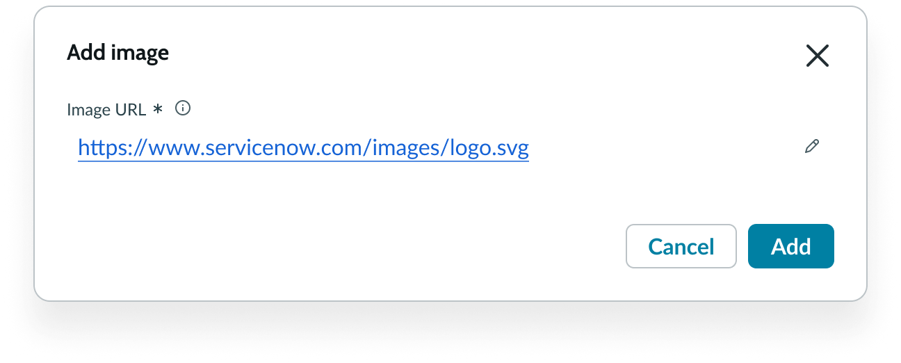 Example of the URL pointing to an image that the user wants to upload.