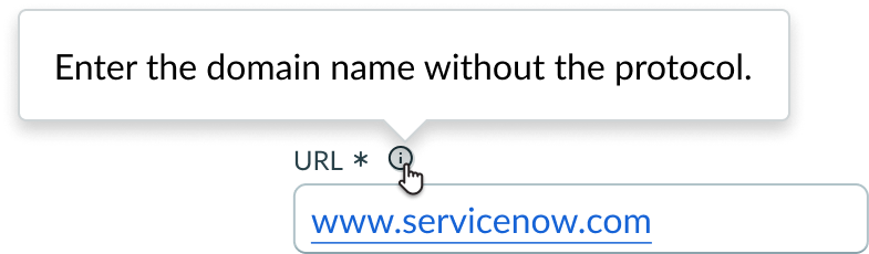 Shows the field helper text popover