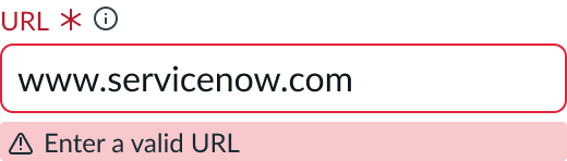 Invalid state error message
