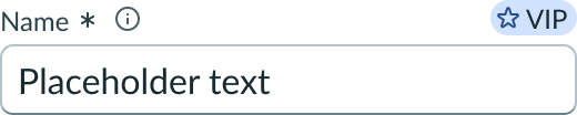 input field slot at the beginning of a form input field.