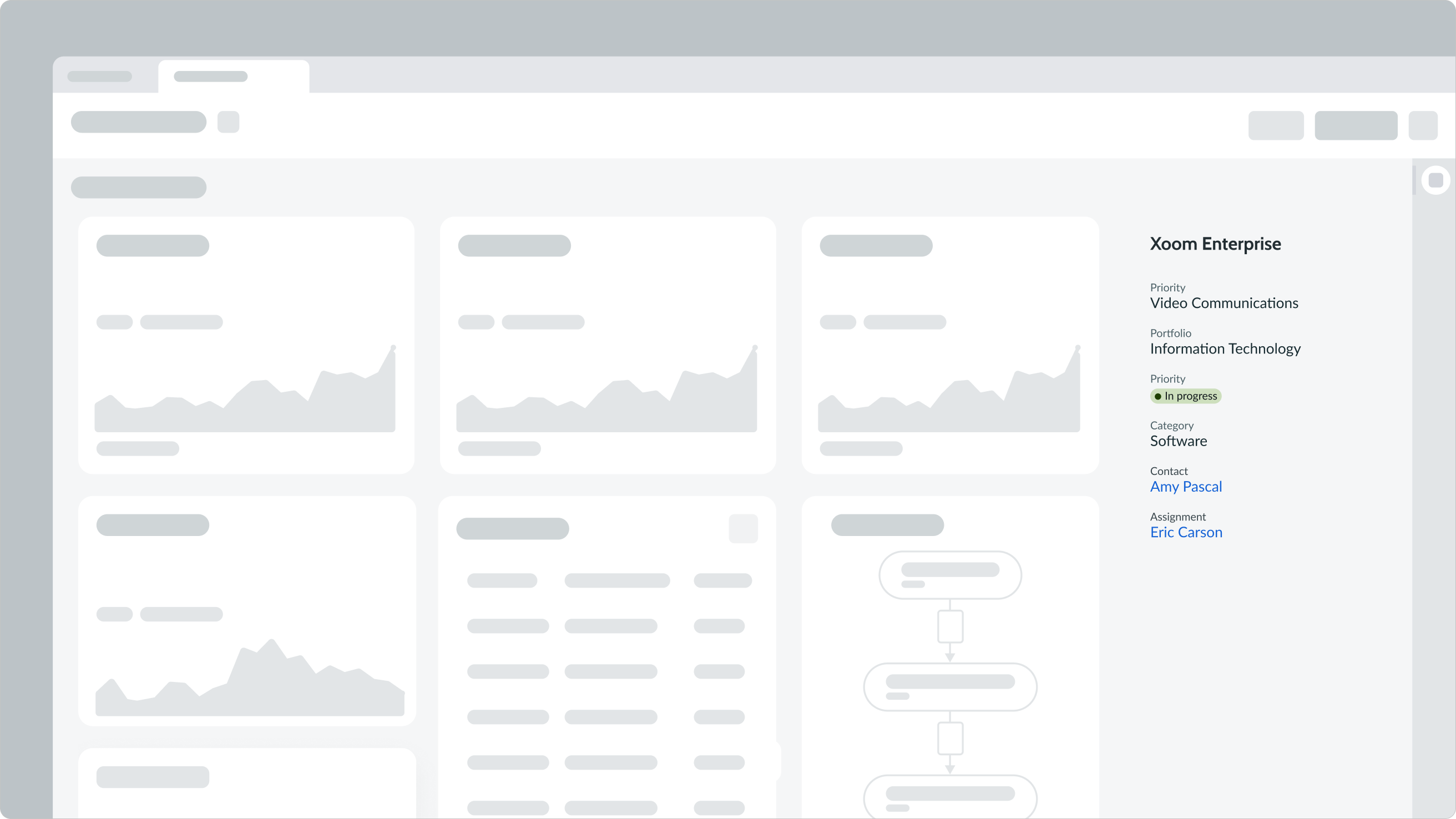 LVP stacked alignment vertical example