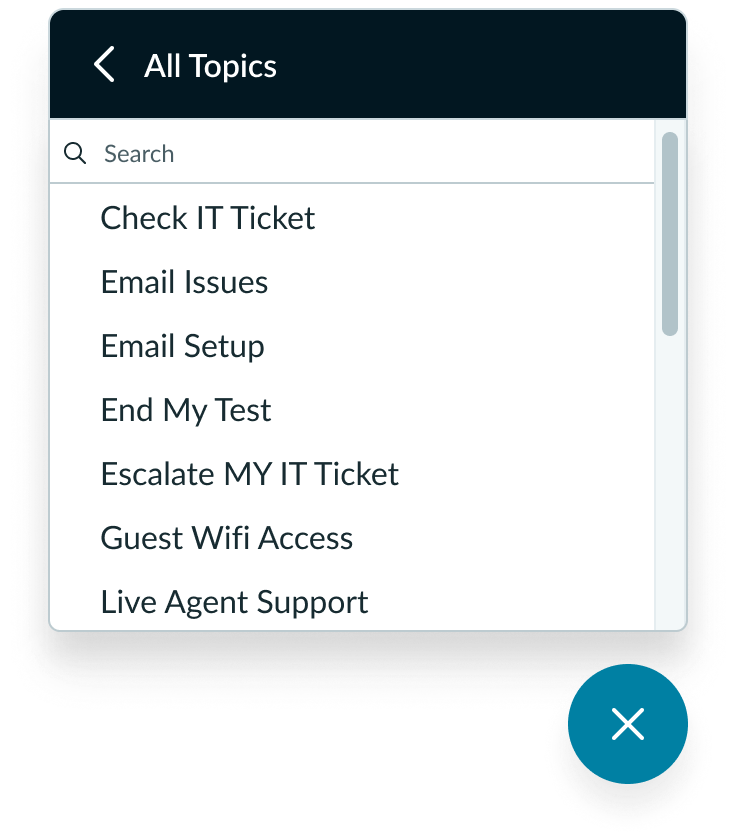 modeless dialog with work panel fixed at top during
scrolling