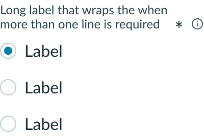 Shows label wrapping in the vertical layout.