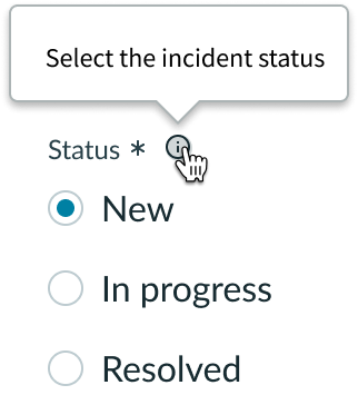 Field helper text example