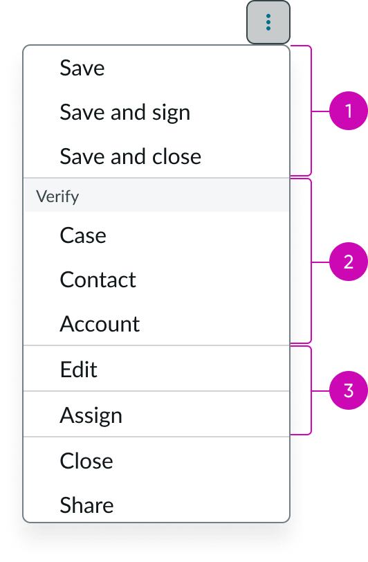  all button actions overflowing into the form menu