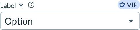 input field slot at the beginning of a form input field.