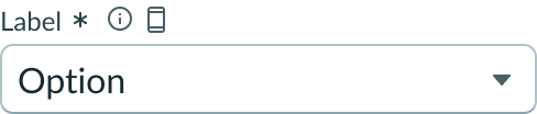 input field slot at the beginning of a form input field.