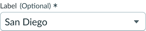 select optional indicator