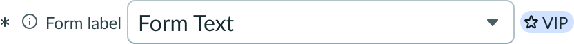 optional field indicator