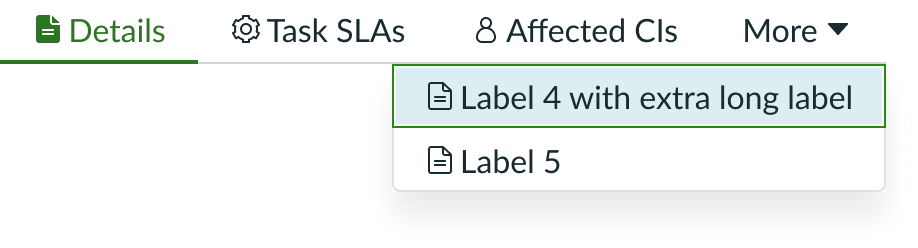 Tab Overflow Menu Width