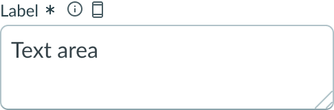 input field slot at the beginning of a form input field.