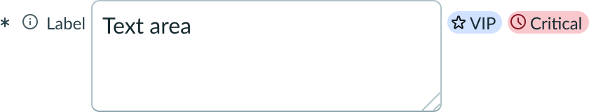 Shows the configurable resize control in the lower right corner of the input field