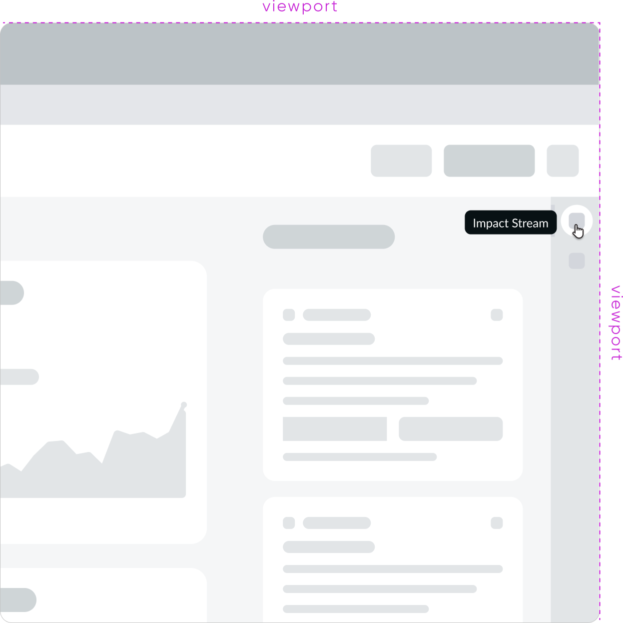 Tooltip positioning viewport