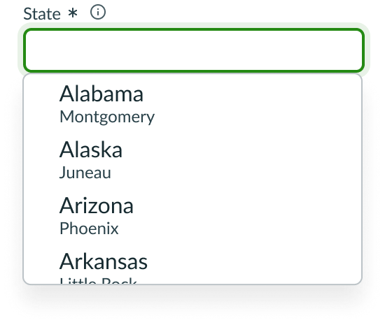 typeahead secondary values
