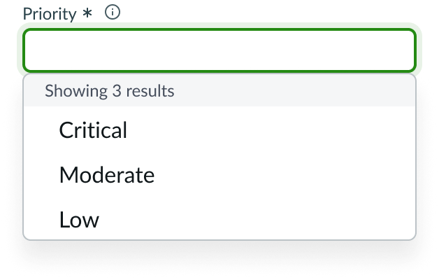typeahead should not be used for a small list