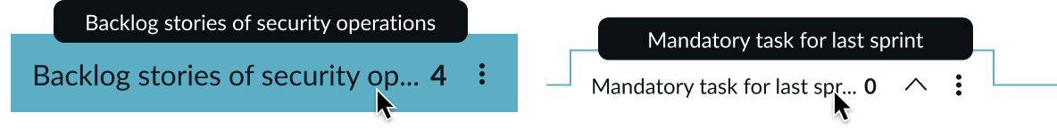 Kanban board vertical lane title truncation