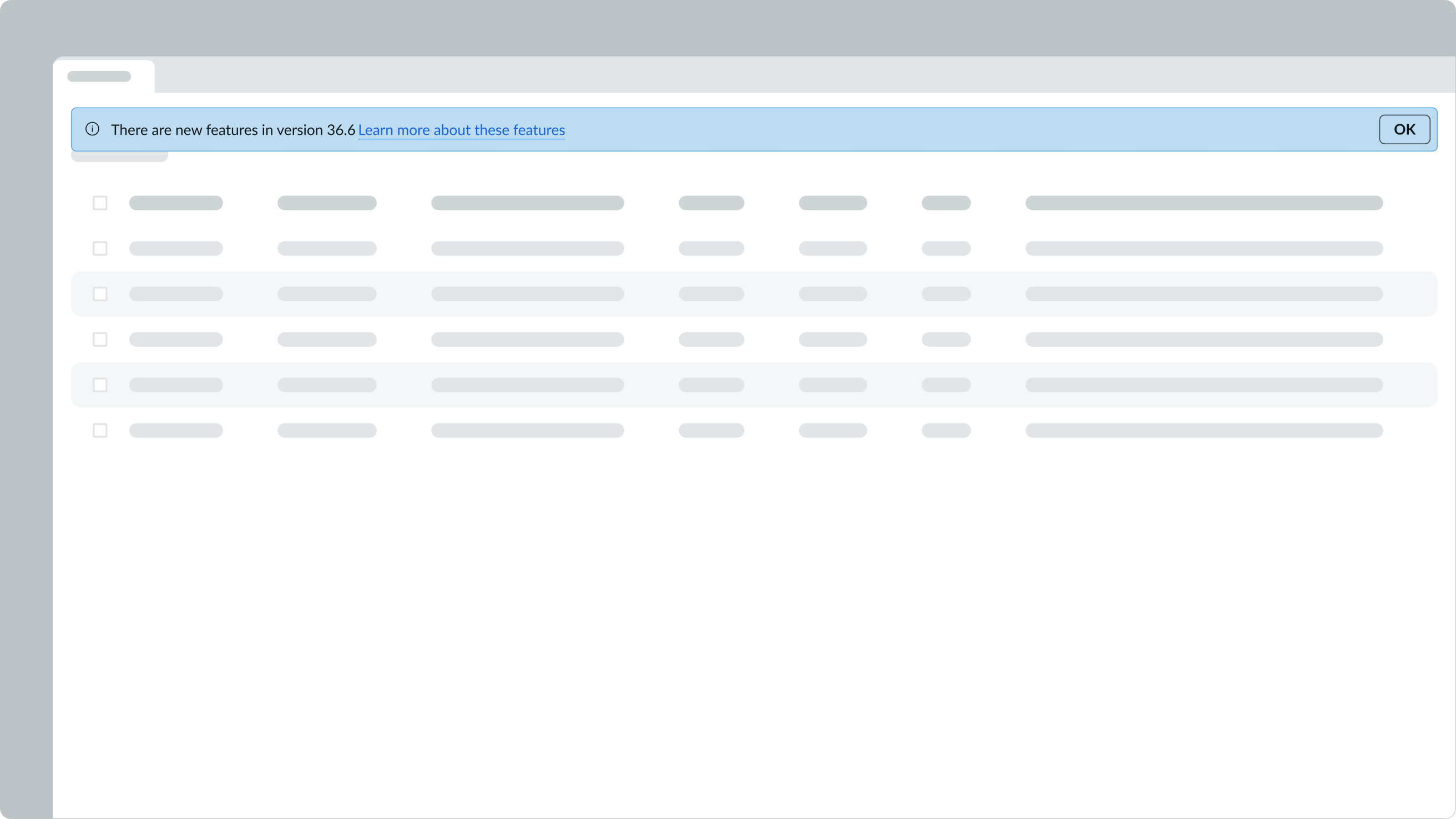 Usage Alert Text Link Dismiss
