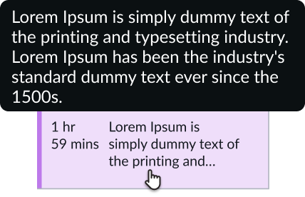 truncated content in an agenda event