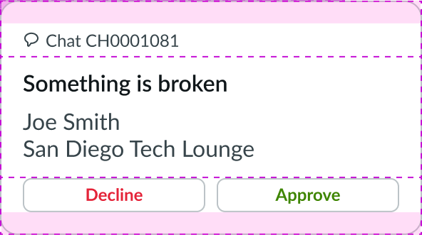 large padding size on top and bottom of the content slot in a card