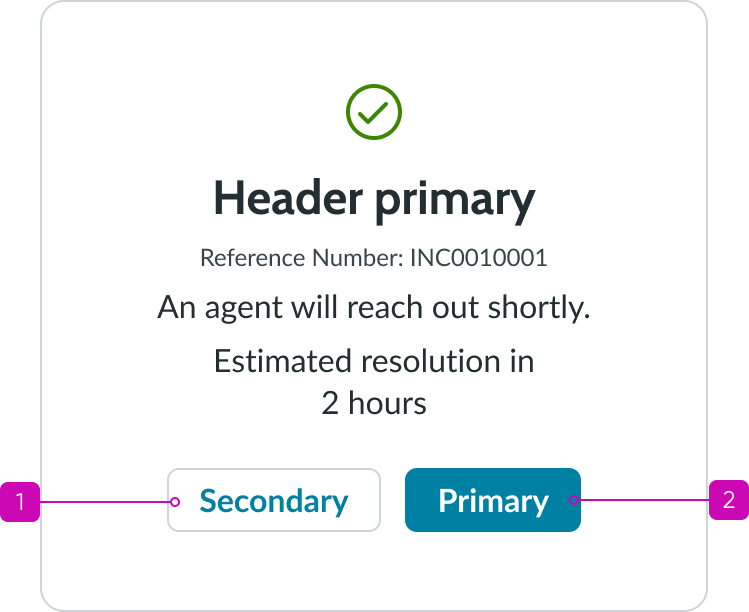 confirmation message accessibility tab order