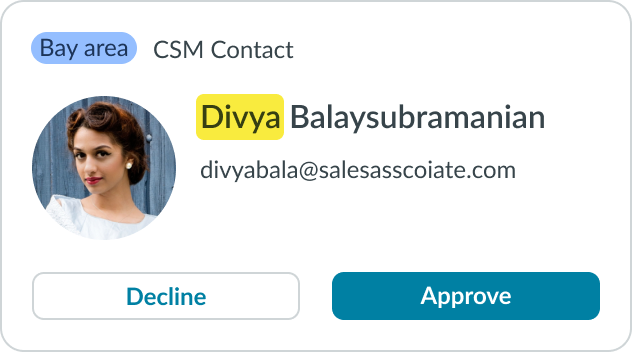 search matches are highlighted in result sets