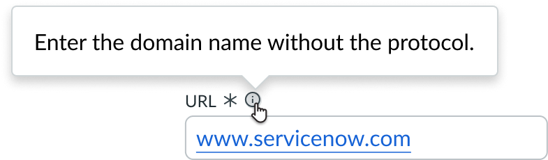 Shows the field helper text popover