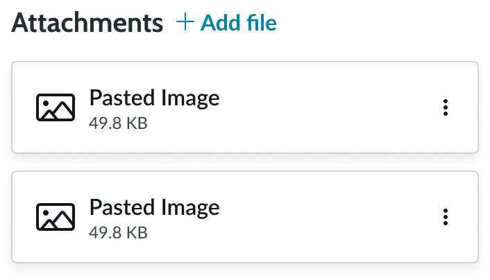 attachment card view