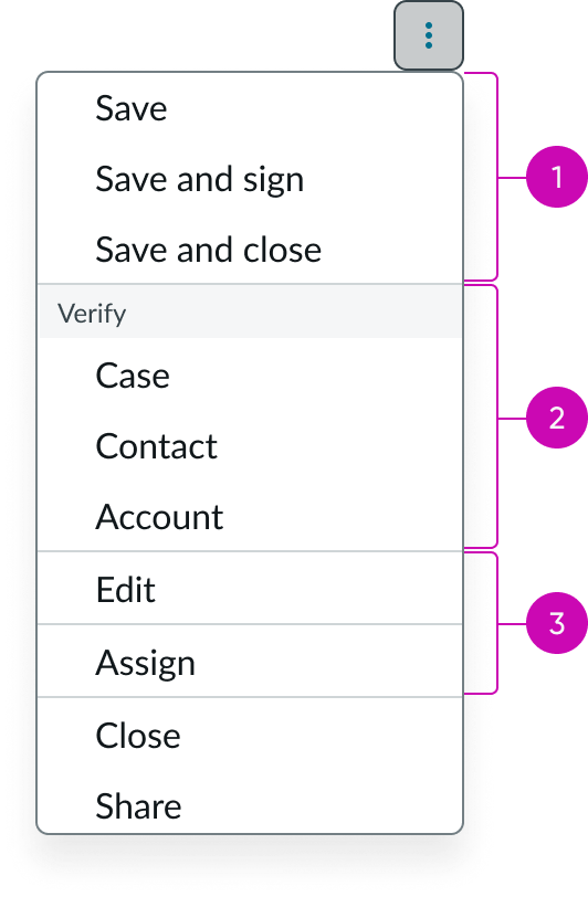  all button actions overflowing into the form menu