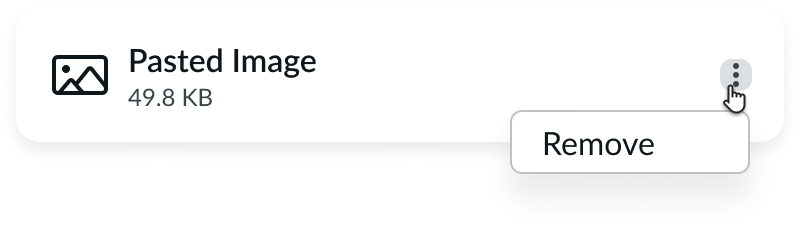 Template Card Attachment Usage Don't